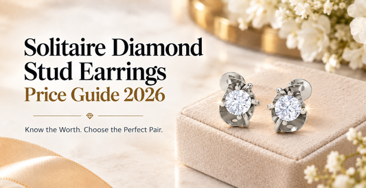 Solid Diamond Stud Earings