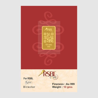 RSBL Certified 24K Gold Coin | Delivered only within Mumbai