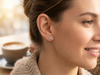 Minimalist Diamond Trinity Stud Earrings | Delicate 18K Gold Everyday Earrings