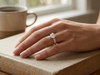 Heart Cut Diamond Engagement Ring | Elegant 18K Gold Solitaire Ring