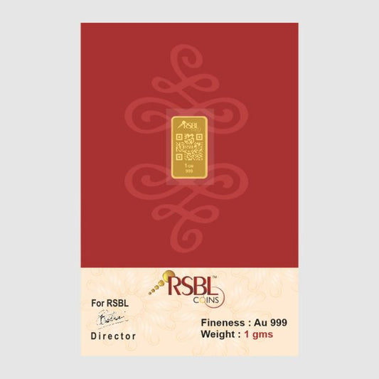 RSBL Certified 24K Gold Coin | Delivered only within Mumbai