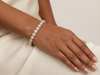 Round Brilliant Diamond Halo Tennis Bracelet | Classic Pavé Halo Setting