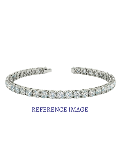 1.00 CT Round Diamond Tennis Bracelet | Shared Prong Continuous Line Design