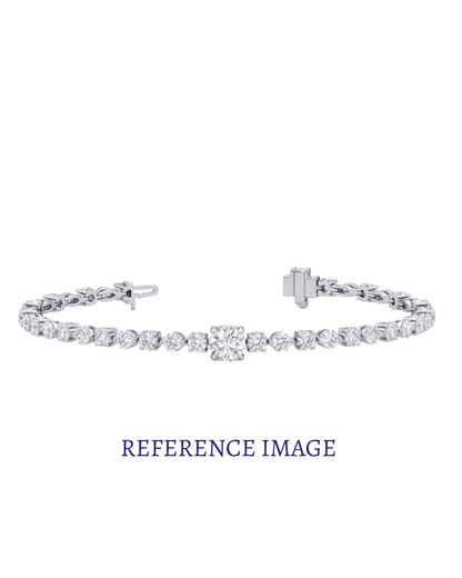 0.25 CT Round Diamond Tennis Bracelet | Classic Prong-Set Line Design