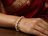 0.50 CT Pear & Round Diamond Tennis Bracelet | Prong-Set Alternating Design