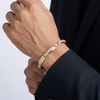 Linear Diamond Bar Bracelet | Sleek Segment Design