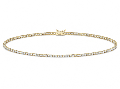 0.05 ct Round Diamond Women's Tennis Bracelet | Prong Setting