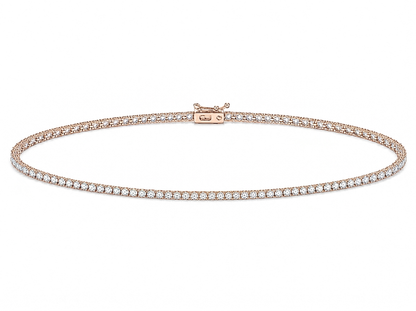 0.05 ct Round Diamond Women's Tennis Bracelet | Prong Setting