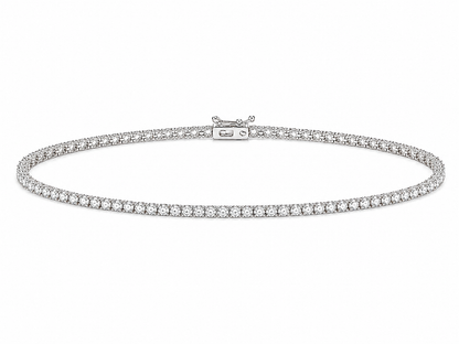 0.10 ct Round Diamond Women's Tennis Bracelet | Prong Setting