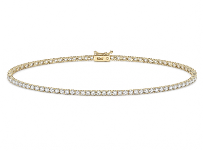 0.10 ct Round Diamond Women's Tennis Bracelet | Prong Setting