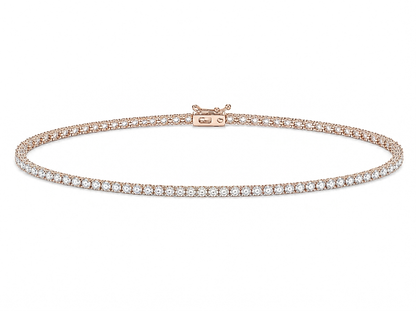 0.10 ct Round Diamond Women's Tennis Bracelet | Prong Setting