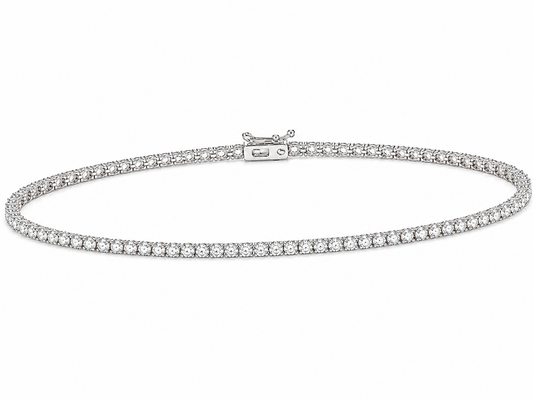 0.15 ct Round Diamond Women's Tennis Bracelet | Prong Setting