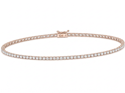0.15 ct Round Diamond Women's Tennis Bracelet | Prong Setting