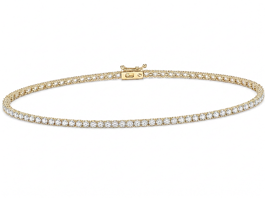 0.15 ct Round Diamond Women's Tennis Bracelet | Prong Setting