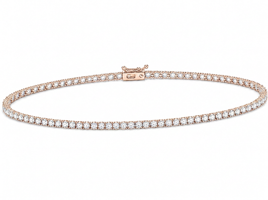 0.20 ct Round Diamond Women's Tennis Bracelet | Prong Setting