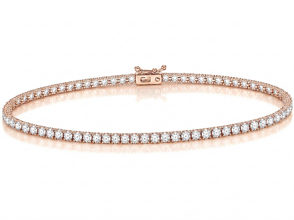 0.40 ct Round Diamond Women's Tennis Bracelet | Prong Setting