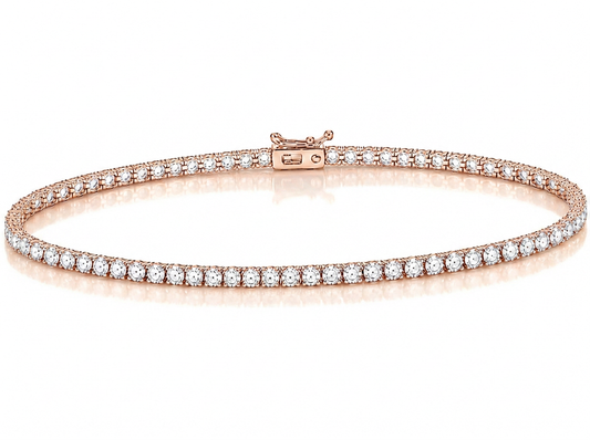 0.40 ct Round Diamond Women's Tennis Bracelet | Prong Setting