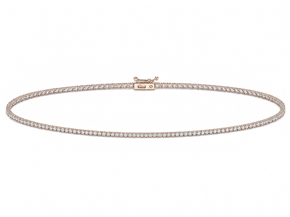 0.025 ct Round Diamond Women's Tennis Bracelet | Prong Setting