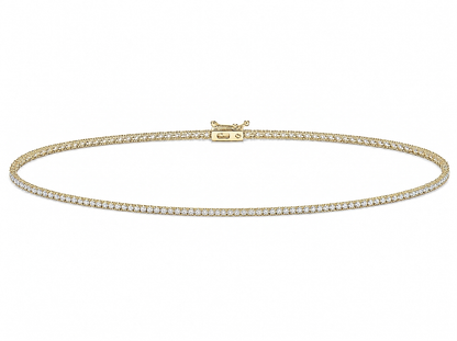 0.025 ct Round Diamond Women's Tennis Bracelet | Prong Setting