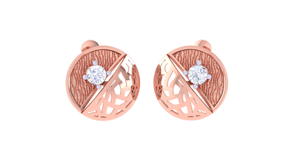 Round Brilliant Twilight's Grace Double Solitaire Diamond Studs | Women's Setting