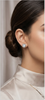Petal Bloom Diamond Stud Earrings | Sculpted Prong-Set Floral Design