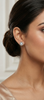 Ornate Floral Diamond Stud Earrings | Sculpted Prong-Set Star Design