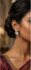 Round Brilliant Aurora Diamond Stud Earrings for Women | Aurora Borealis Inspired Setting