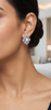 Round Brilliant Regal Solitaire Diamond Stud Earrings | Exquisite Elegant Women's Setting