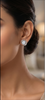 Round Brilliant Regal Solitaire Diamond Stud Earrings | Classic Elegant Women's Setting