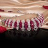 Radiant Geometry Diamond Choker Set