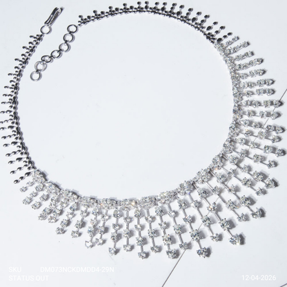 Celestial Fringe Diamond Necklace Set