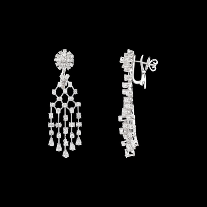 Celestial Fringe Diamond Necklace Set