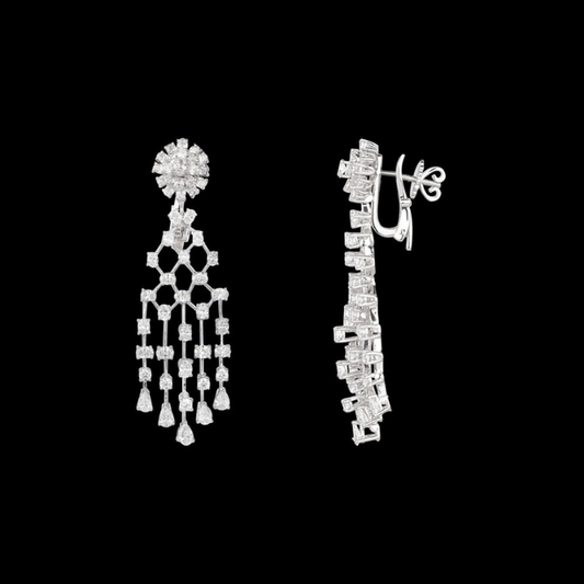Celestial Fringe Diamond Necklace Set