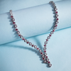 Blush Heart Cascade Diamond Necklace Set
