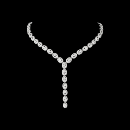 Eterna Drop Diamond Necklace Set
