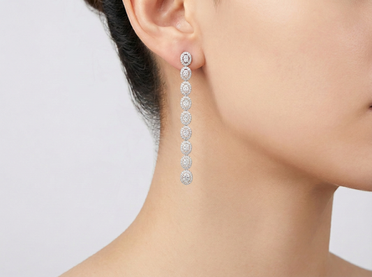 Eterna Drop Diamond Necklace Set