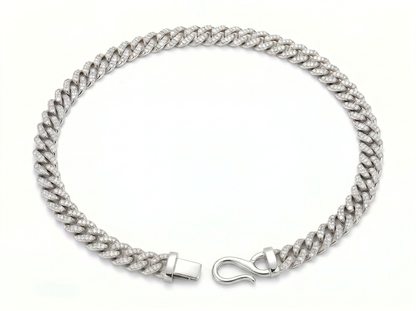Diamond Cuban Link Chain for Men | Fully Pavé Diamond Chunky Link Design
