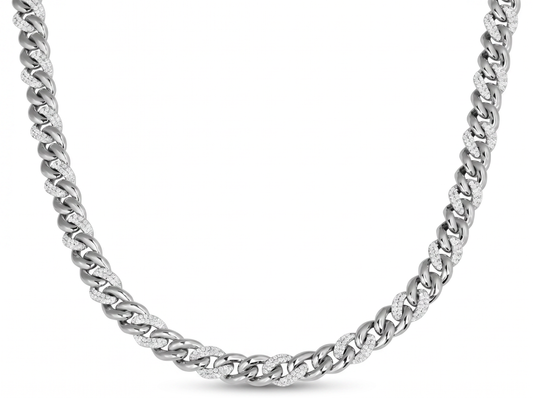 Diamond Cuban Link Chain for Men | Bold Interlocking Statement Necklace
