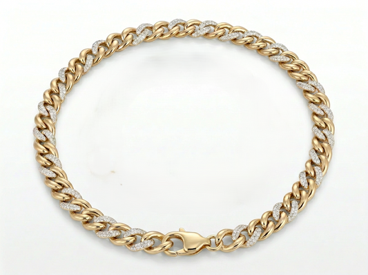 Diamond Cuban Link Chain for Men | Bold Interlocking Statement Necklace