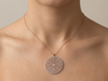 Multi Circular Diamond Pendant | Contemporary Asymmetrical Handcrafted Luxury Jewelry