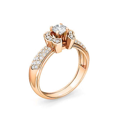 Round Brilliant Diamond Halo Engagement Ring | Classic Halo Setting