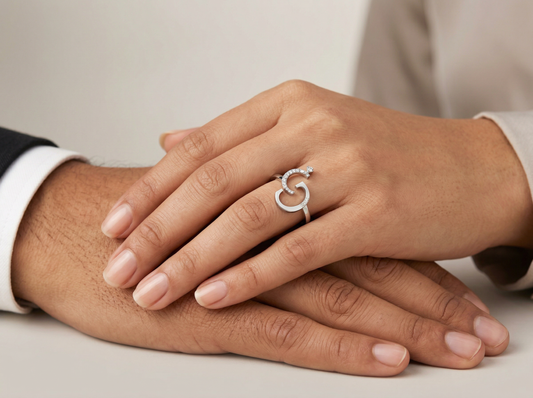 Women’s Round Brilliant Diamond Band | Classic Elegant Design