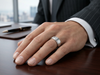 Men’s Round Brilliant Solitaire Diamond Band | Classic Minimal Setting