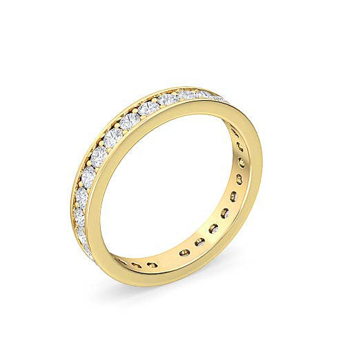 Round Brilliant Cut Diamond Eternity Ring | 28 Diamond Modern Classic Setting