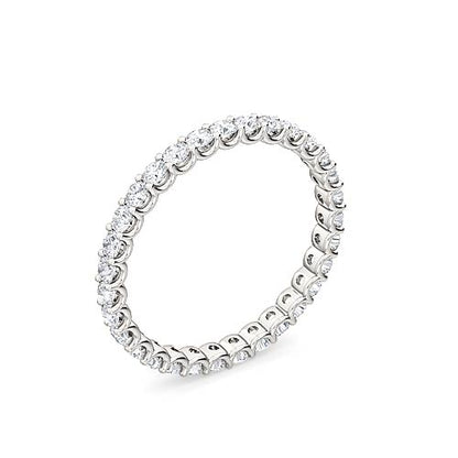 Round Brilliant Cut Diamond Eternity Ring | 31 Diamond Classic Prong Setting