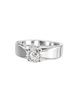 Portuguese Cut Diamond Women's Solitaire Ring | 1 CT Solitaire Split Shank Design