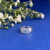 Portuguese Cut Diamond Men's Solitaire Ring | 2 CT Solitaire Modern Wide Band