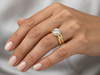 Round Brilliant Diamond Halo Engagement Ring | Pavé Halo Setting