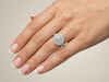Double Band Diamond Engagement Ring | Natural & Lab Grown Diamond Setting