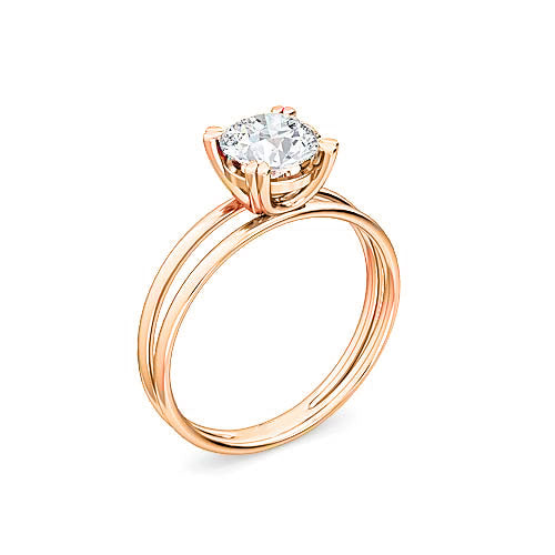 round brilliant diamond solitaire engagement ring | classic timeless setting